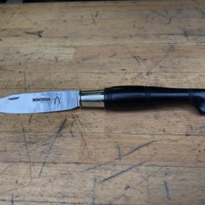 COUTEAU NONTRON 25N VIROLE 12CM EBENE