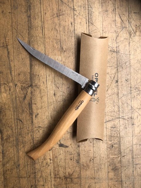 Couteau Opinel effilé n°15 - manche hêtre - 3975